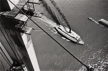 PETER STACKPOLE (1913-1997) A suite of five photographs documenting the construction of the Bay Bridge in San Francisco. 1935-36; print